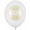 Balón Strong 30cm IHS, metalický biely Balón Strong 30cm IHS, metalický biely