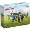 ICM WWII RAF Airfield Spitfire Mk.IX Spitfire Mk.VII 7 figures Diorama Set 1:48 ICM WWII RAF Airfield Spitfire Mk.IX Spitfire Mk.VII 7 figures Diorama Set 1:48