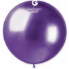 GoDan Balón latexový chrómový fialový 80 cm 1 ks GoDan Balón latexový chrómový fialový 80 cm 1 ks
