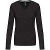 Kariban Tričko K382 s výstřihem do V, dlouhý rukáv, dámské COT20K38267013-dark grey 3XL Šedá tmavá Kariban Tričko K382 s výstřihem do V, dlouhý rukáv, dámské COT20K38267013-dark grey 3XL Šedá tmavá
