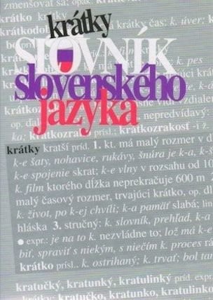 Krátky slovník slovenského jazyka -