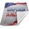 Sablio Detská deka pre bábätko Kapitán Amerika Vlajka