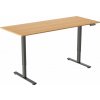 AlzaErgo Table ET2 Core čierny + doska 160 × 80 cm bambusová AlzaErgo Table ET2 Core čierny + doska 160 × 80 cm bambusová