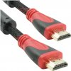 DeTech Pletený propojovací HDMI - HDMI - 5m HQ DeTech Pletený propojovací HDMI - HDMI - 5m HQ