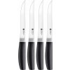 Nože na steaky Now S 12 cm čierne 4 ks