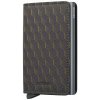 Kožená peňaženka SECRID Slimwallet Optical Grey Yellow šedá Kožená peňaženka SECRID Slimwallet Optical Grey Yellow šedá
