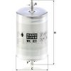 Palivový filter MANN-FILTER WK 831 Palivový filter MANN-FILTER WK 831