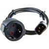 Síťový kabel pro výstup UPS - redukce PC konektor NKUP-230V-SCH2 Síťový kabel pro výstup UPS - redukce PC konektor NKUP-230V-SCH2