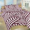 Dadka obliečky bavlna Zebra bordó 140x200 70x90