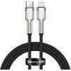 Baseus dátový kábel Cafule USB-C/Lightning 1m PD 20W čierny - Baseus CATLJK-A01 USB Typ C - Lightning 20 W Power Delivery, 1m, černý Baseus dátový kábel Cafule USB-C/Lightning 1m PD 20W čierny - Baseus CATLJK-A01 USB Typ C - Lightning 20 W Power Delivery, 1m, černý