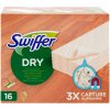 Swiffer DRY prachovky na podlahu zachycující prach na drevo a laminátové podlahy 16 ks Swiffer DRY prachovky na podlahu zachycující prach na drevo a laminátové podlahy 16 ks
