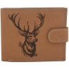 Poľovnícka peňaženka so zapínaním HUNTER NATURAL - Jeleň hlava Poľovnícka peňaženka so zapínaním HUNTER NATURAL - Jeleň hlava