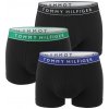 TOMMY HILFIGER - boxerky 3PACK eco friendly everyday essentials black / green & blue waist-L (89-100 cm) TOMMY HILFIGER - boxerky 3PACK eco friendly everyday essentials black / green & blue waist-L (89-100 cm)