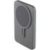 Indukčná powerbanka Qualo s magnetickým uchytením MagSafe, 5000 mAh, USB-C, tenká, sivá Indukčná powerbanka Qualo s magnetickým uchytením MagSafe, 5000 mAh, USB-C, tenká, sivá