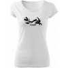 T-ričko BMW K1600GT half dámske tričko Farba trička: Biela, Veľkosť: XL T-ričko BMW K1600GT half dámske tričko Farba trička: Biela, Veľkosť: XL