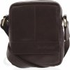 Pánska kožená crossbody taška na doklady tmavo hnedá - SendiDesign Niall hnedá Pánska kožená crossbody taška na doklady tmavo hnedá - SendiDesign Niall hnedá