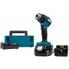 MAKITA Aku bezuhlíkový skrutkovač Li-ion 18V/3,0 Ah, systainer DDF485RFJ MAKITA Aku bezuhlíkový skrutkovač Li-ion 18V/3,0 Ah, systainer DDF485RFJ