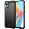 Techsuit - Carbon Silicone kryt pre Oppo A78 4G - čierny Techsuit - Carbon Silicone kryt pre Oppo A78 4G - čierny