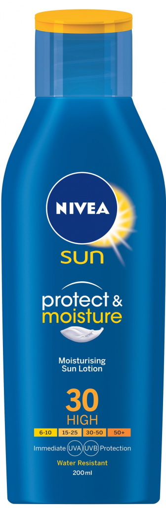 Nivea Sun Protect & Moisture opaľovacie mlieko SPF30 200 ml
