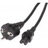 PremiumCord Kabel síťový 230V k notebooku 3m, trojlístek