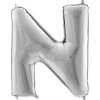 Grabo Nafukovací balónik písmeno N strieborné 102 cm