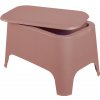 TOOMAX PETRA plastový stůl+box - růžová TOOMAX PETRA plastový stůl+box - růžová