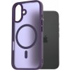 AlzaGuard Matte Case Compatible with Magsafe pre iPhone 16 tmavo fialový AGD-PCMM73DU (AGD-PCMM73DU)