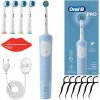 Elektrická zubná kefka Oral-B Vitality 100 modrá CrossAction vitality 100 niebieska etui osłonka Elektrická zubná kefka Oral-B Vitality 100 modrá CrossAction vitality 100 niebieska etui osłonka