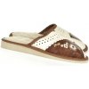 Dámske biele kožené papuče MARÍA Dámske biele kožené papuče MARÍA