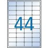 Etikety, 48,5x25,4 mm, polyester, zaoblené rohy, APLI, priehľadné, 440 etikiet bal Etikety, 48,5x25,4 mm, polyester, zaoblené rohy, APLI, priehľadné, 440 etikiet bal