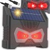 Ultrazvukový solárny odpudzovač zvierat s pohybovým senzorom a LED Ultrazvukový solárny odpudzovač zvierat s pohybovým senzorom a LED
