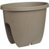 PLASTKON Balkónový kvetináč Balconia OVI na zábradlí 30 cm taupe PLASTKON Balkónový kvetináč Balconia OVI na zábradlí 30 cm taupe