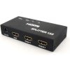 PremiumCord HDMI splitter 1-2 porty kovový - 4K, FULL HD, 3D khsplit2b - HDMI splitter