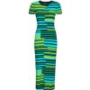 Desigual Dlhé šaty URUGUAY Zelená Desigual Dlhé šaty URUGUAY Zelená