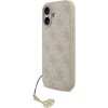 Guess 4G Charm zadný kryt pre iPhone 17 Tone on Tone Pink