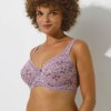 Čipková spevňujúca podprsenka, s kosticami fialová 090 Blancheporte Čipková spevňujúca podprsenka, s kosticami fialová 090 Blancheporte