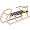 Dětské dřevěné bukové sáňky 120 cm Dětské dřevěné bukové sáňky 120 cm