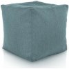 Taburetka melanž tyrkysová kocka Eco Taburetka melanž tyrkysová kocka Eco
