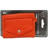 Kožené puzdro na kľúče 2v1 – oranžové, 12 × 9,5 × 1,5 cm (Praktické, elegantné a z pravej kože) Kožené puzdro na kľúče 2v1 – oranžové, 12 × 9,5 × 1,5 cm (Praktické, elegantné a z pravej kože)
