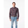 Pánska elegantná slim fit košeľa CityZen VIGO hnedá/modrá 44 Pánska elegantná slim fit košeľa CityZen VIGO hnedá/modrá 44