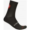 CASTELLI Cyklistické ponožky klasické - ENTRATA 12 - čierna 2XL CASTELLI Cyklistické ponožky klasické - ENTRATA 12 - čierna 2XL