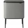 Dotykový odpadkový kôš BO TOUCH BIN 11 + 23 l, minerálna sivá, Brabantia Dotykový odpadkový kôš BO TOUCH BIN 11 + 23 l, minerálna sivá, Brabantia