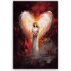 Obraz na plátne - Anjel v plameňoch - 40x60 cm - výroba CZ Obraz na plátne - Anjel v plameňoch - 40x60 cm - výroba CZ