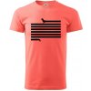 Jazvečík dlhý - Klasické pánske tričko vyššej gramáže - 3XL ( Korálová ) Jazvečík dlhý - Klasické pánske tričko vyššej gramáže - 3XL ( Korálová )