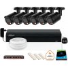 DAHUA IP monitorovacia súprava 6x kamera IPC-HFW2849S-S-IL-0280B-BLACK 8MPX DAHUA IP monitorovacia súprava 6x kamera IPC-HFW2849S-S-IL-0280B-BLACK 8MPX