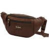 Pierre Cardin TILAK112 9323 hnedá kožená kabelka na opasok, crossbody 34 x 15 x 8 cm Pierre Cardin TILAK112 9323 hnedá kožená kabelka na opasok, crossbody 34 x 15 x 8 cm