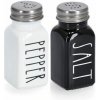 Soľnička a korenička, súprava, BLACK&WHITE, 2 x 80 ml Soľnička a korenička, súprava, BLACK&WHITE, 2 x 80 ml