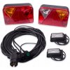 Sada svetiel pre príves: Zadné svetlá + obrysové LED svetlá + 7m kábel 7-pin Sada svetiel pre príves: Zadné svetlá + obrysové LED svetlá + 7m kábel 7-pin