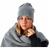 Dámsky vlnený set - čiapka a šál P-015 tmavosivá TOP AKCIA!-ihneď Dámsky vlnený set - čiapka a šál P-015 tmavosivá TOP AKCIA!-ihneď