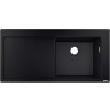 Hansgrohe Drezy - Zabudovaný granitový drez S514-F450, grafitová čierna 43314170 Hansgrohe Drezy - Zabudovaný granitový drez S514-F450, grafitová čierna 43314170